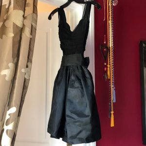 ABS black cocktail dress